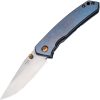 Boker Plus Canoe Framelock - Blue Titanium S35VN