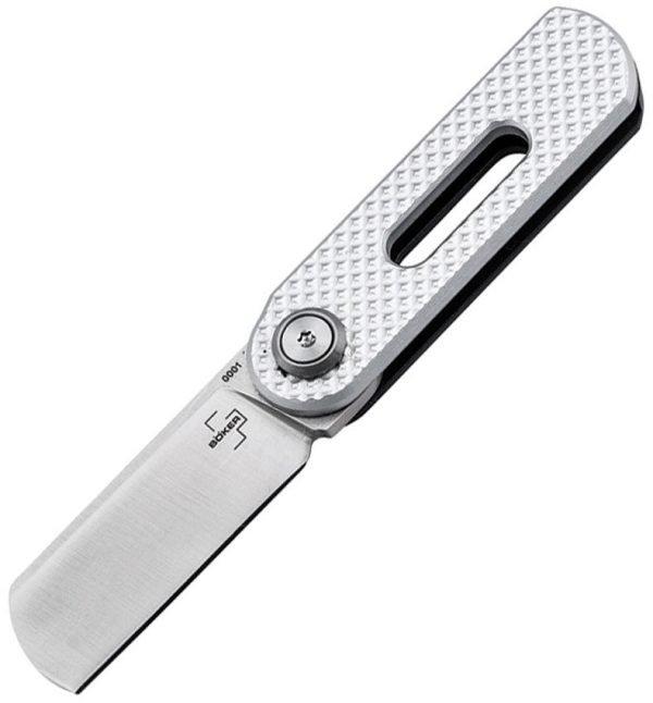 Boker Plus Ovalmoon Swivel Folder - Aluminum Chisel Grind