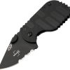 Boker Plus Subcom 2.0 Framelock Black Serrated D2