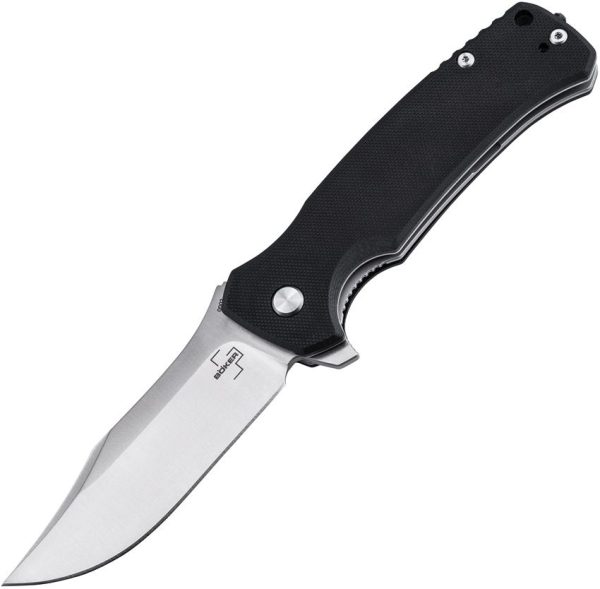 Boker Plus M.E.R.K. 1 Linerlock - Black G10 D2