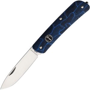 Boker Plus Tech Tool Slip Joint Blue - Damascus G10
