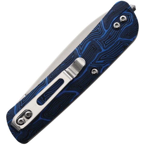 Boker Plus Tech Tool Slip Joint Blue - Damascus G10