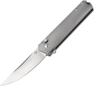Boker Plus Kwaiken Button Lock - Gray Titanium