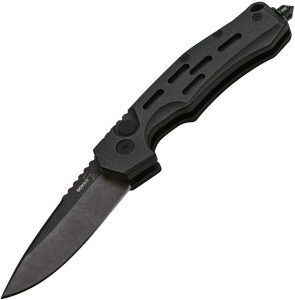 Boker Plus Thunder Storm Button Lock - Black Blade