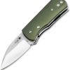 BOP01BP0006.jpg Boker Plus Lefti Linerlock Green Aluminum Folding Knife