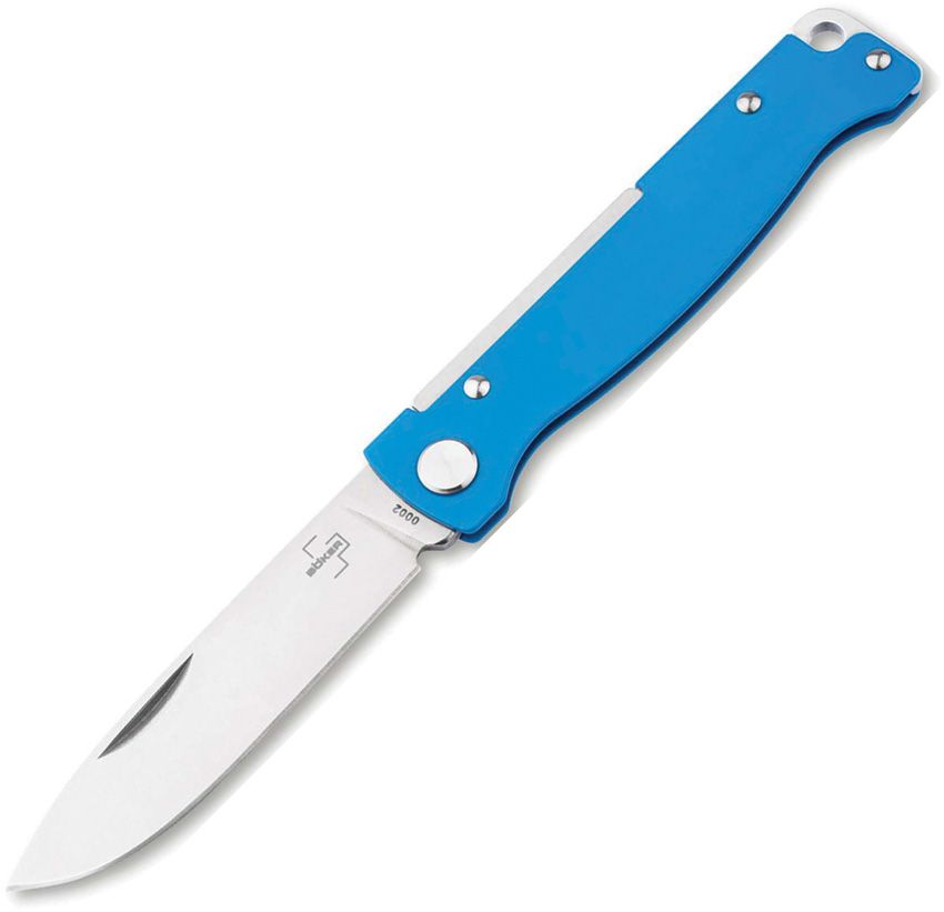 Boker Plus Atlas Slip Joint Folding Knife Blue 2.88" 12C27