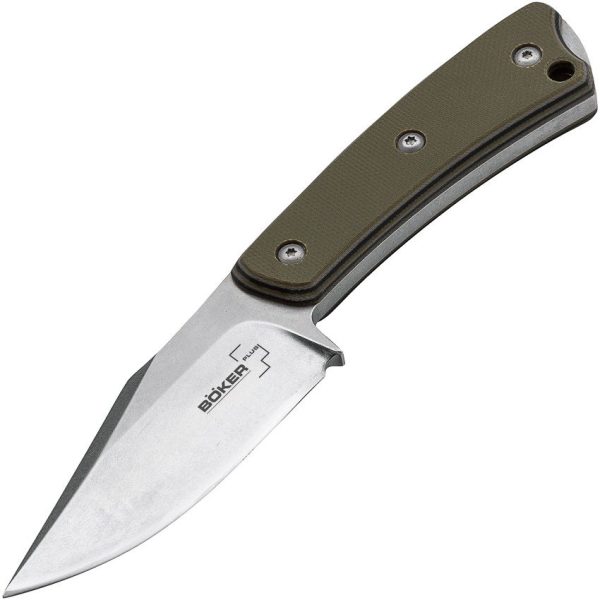 Boker Plus Piranha Fixed Blade - 3in Stainless