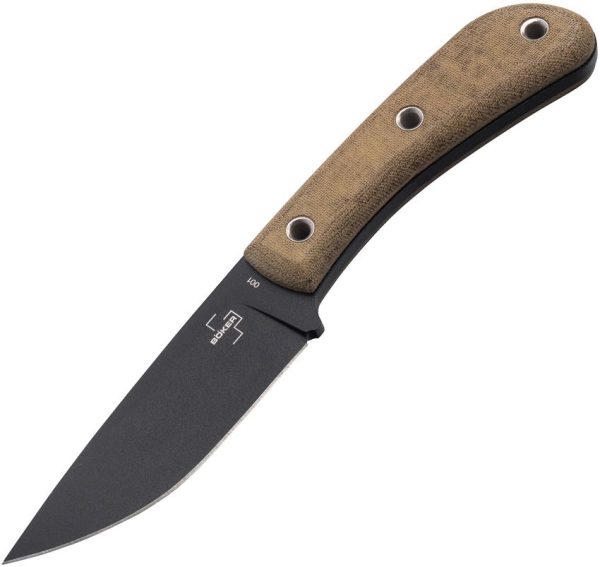 Boker Plus Little Rock Fixed Blade - SK-85 Green Micarta