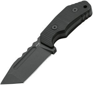 Boker Plus Little Dvalin Tanto Fixed Blade - D2 Black G10