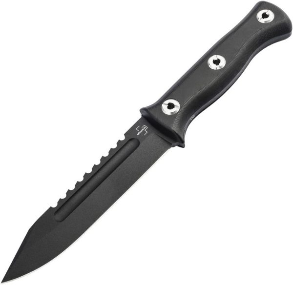 Boker Plus Pilot Knife 2.0 Fixed Blade - Sawback D2