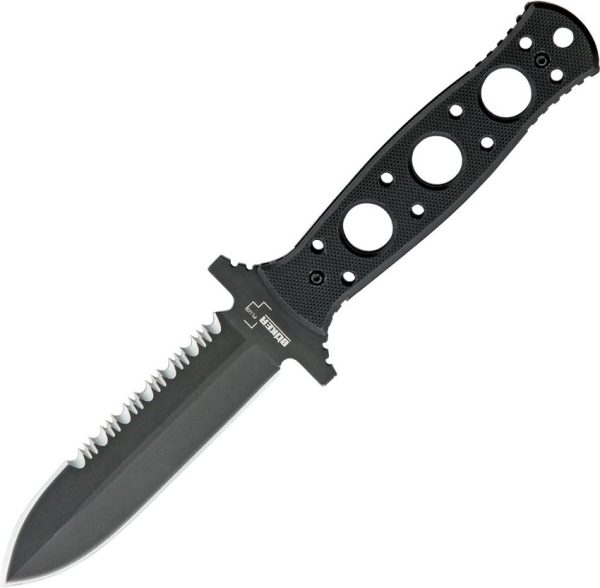 BOP02BO285.jpg Boker Plus Steelmariner Fixed Blade - Serrated 440C