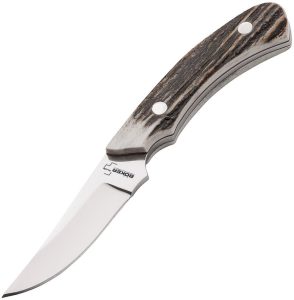 BOP02BO515.jpg Boker Plus Cowboy Crossdraw Fixed Blade - Stag Bone Handle