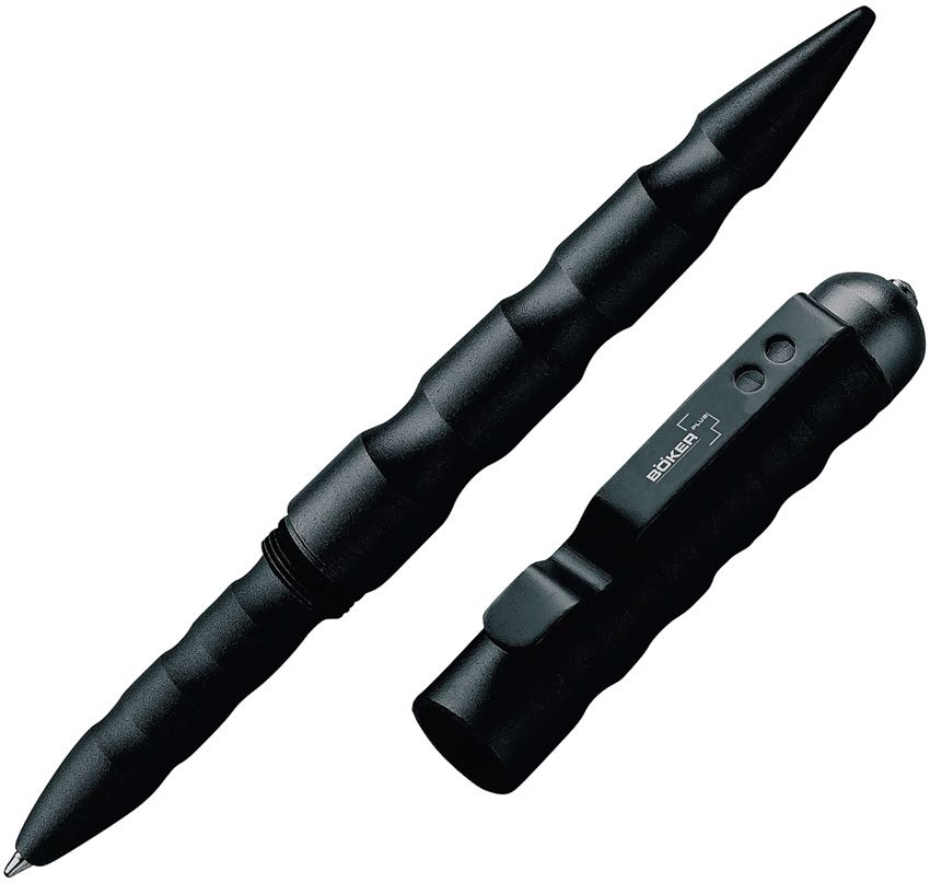 Boker Plus Tactical Pen 6" Black with Glass Breaker
