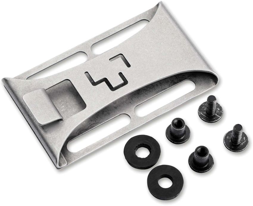 BOP09BO560.jpg Boker Plus Ambidextrous Belt Clip Metal Stonewash 2Cr13
