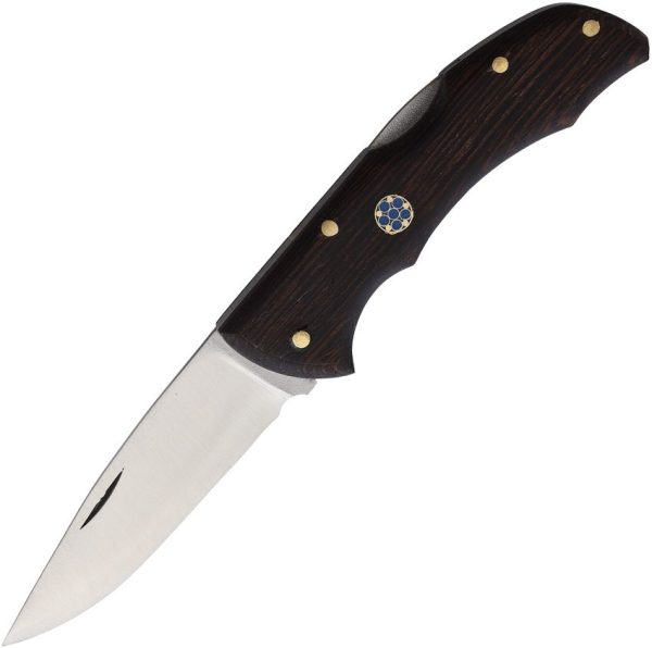 BORDO Jack Knife Lockback - Dark Brown Wood Handle