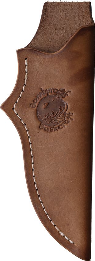 Bombproof Bushcraft Fixed Blade 4" Stainless Steel Brown Wood