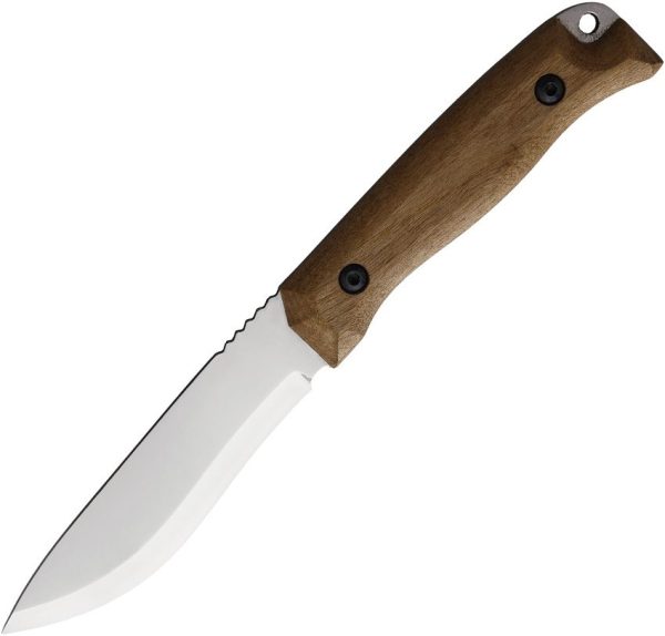 BPS Knives Bushcraft Fixed Blade 4.25" 1066 Carbon Steel Walnut
