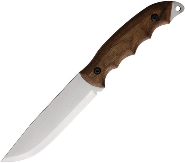 BPS Knives Bushcraft Fixed Blade 5" 1066 Carbon Steel Walnut Handle