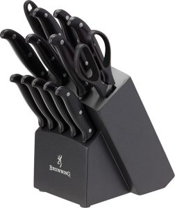 BR0216.jpg Browning Kitchen Cutlery Set - 9-Piece Pakkawood