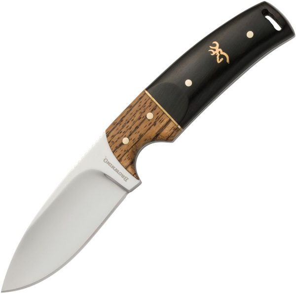 BR0271.jpg Browning Buckmark Hunter Fixed Blade - Wood Handle