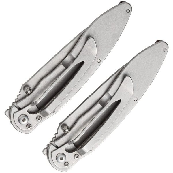 Browning Big Buck Combo Folding Knife Walnut Handle 2-Pack