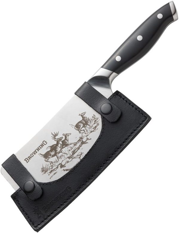 BR0319B_add_01.jpg Browning Large Engraved Cleaver 7" Stainless Fixed Blade