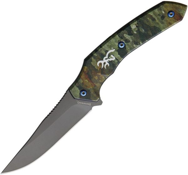 Browning TDX Fixed Blade Titanium Coated Camo