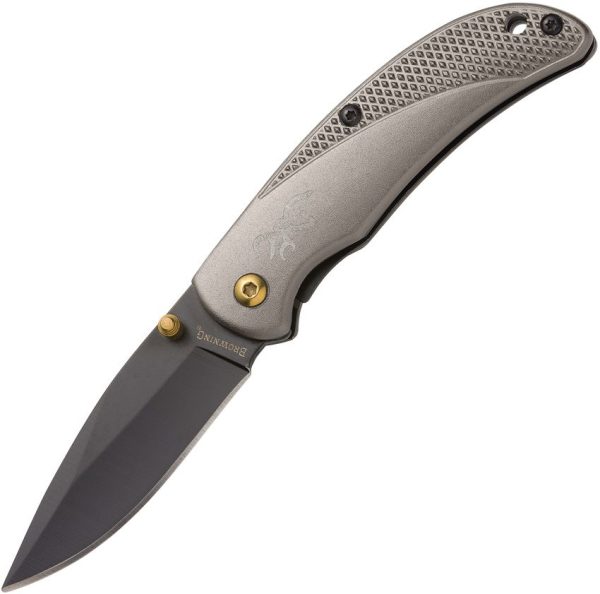 Browning Prism III Linerlock Gray Anodized Aluminum