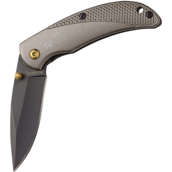 Browning Prism III Linerlock Gray Anodized Aluminum