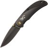 Browning Prism 3 Linerlock - Black Aluminum 7Cr17MoV