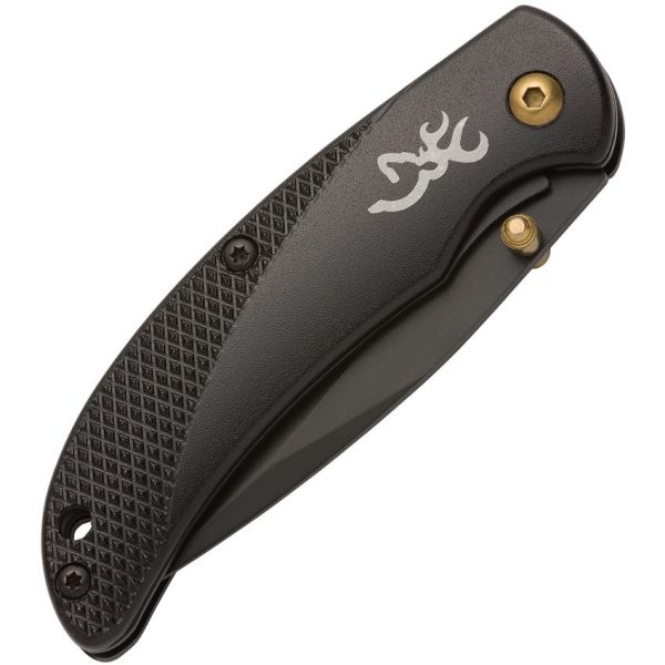 Browning Prism 3 Linerlock - Black Aluminum 7Cr17MoV