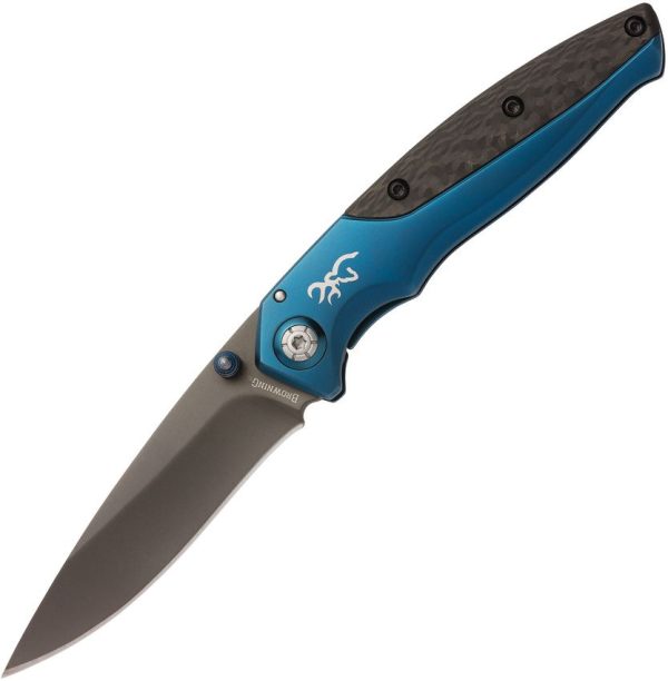 BR0354.jpg Browning Carbon Carry Framelock - D2 Tool Steel Blue Titanium