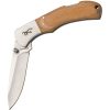 Browning Lockback Maple Pakkawood - 3.5 inch Satin Stainless