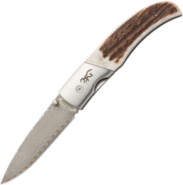 Browning Illusion Stag Linerlock Folding Knife