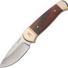 BR0378.jpg Browning Fixed Blade Drop Point Satin Stainless Brass Bolster