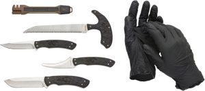 Browning Primal Combo 4-Piece Fixed Blade Knife Set 8Cr13MoV