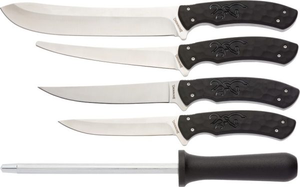 Browning Primal Fish and Game Butcher 4-Piece Fixed Blade Set