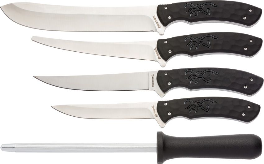 BR0446.jpg Browning Primal Fish and Game Butcher Set 4-Piece Fixed Blade