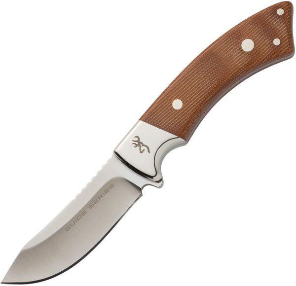 BR0451.jpg Browning Guide Series Skinner Fixed Blade 14C28N Stainless Knife