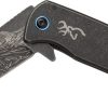 Browning Patriot Framelock Tanto - Black Stonewash