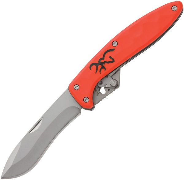 BR0462_add_01.jpg Browning Primal Scalpel Linerlock Folding Knife 420J2 Orange