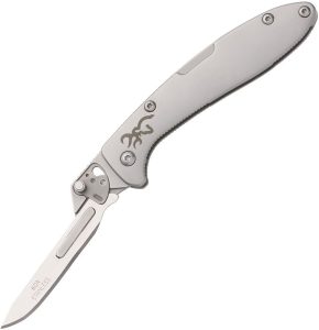 Browning Scalpel Linerlock Folding Knife 420J2 Stainless Blade