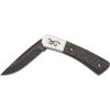 Browning Knoll Folder 12C27 Black Blade Carbon Fiber Folding Knife