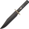 Browning Bowie Ebony Wood Fixed Blade Knife 7.5" Stainless