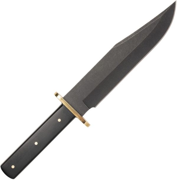 Browning Bowie Ebony Wood Fixed Blade Knife 7.5" Stainless