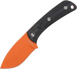 BR0499B.jpg Browning Back Country Small Fixed Blade D2 Steel Orange Ceramic