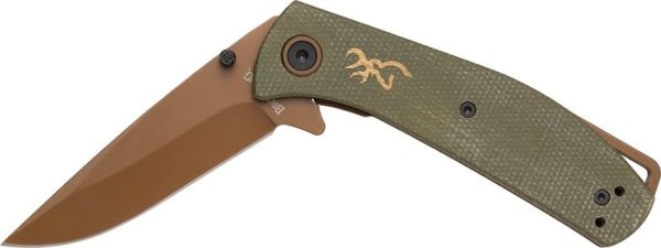 Browning Small Trailside Linerlock Folding Knife D2 Steel