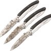 Browning Sportsman Framelock Set - Three Etched Blades
