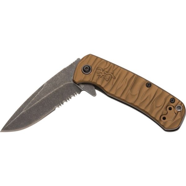 BR0527B_add_01.jpg Browning Riverstone Framelock Bronze Aluminum Folding Knife