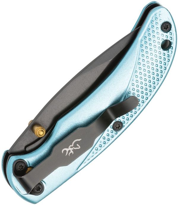 Browning Prism Linerlock Sky Blue Folding Knife